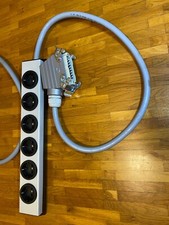 Harting 16-Pol male Stecker auf 6-fach Steckdosenleiste Split Lastmulticore Top!