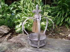 Deko Krone m. Schale NEU Shabby Vintage Übertopf Teelichthalter Nostalgie