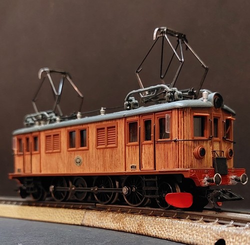 Märklin 3170 lok holzaufbau - 3170, e-lok