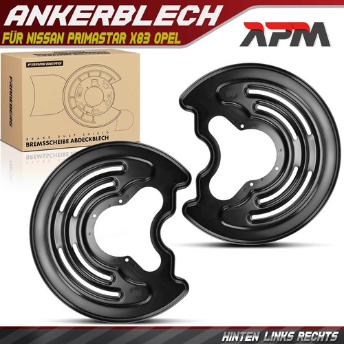 Ankerblech bremsscheibe - 2x,