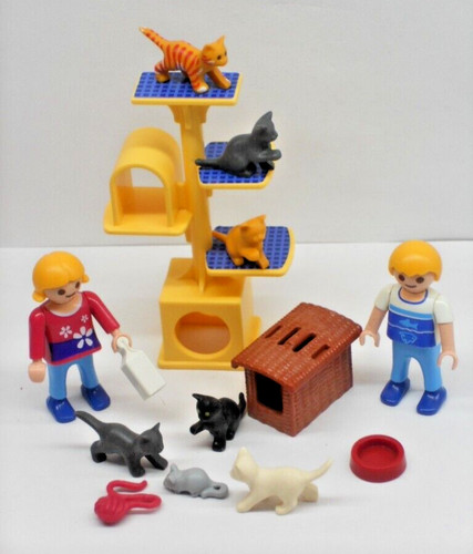 Kinder mit katzenbaum katzen - kinder, +