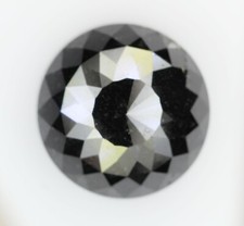 6.23 Natürlich Loser Diamant Schwarz Farbe Rund Rose Cut Facettiert Verlobung