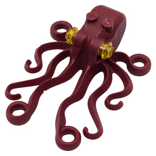 Lego oktopus burgunderrot - lego,