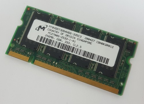 Micron 256mb ddr 266mhz pc2100 - 266mhz,