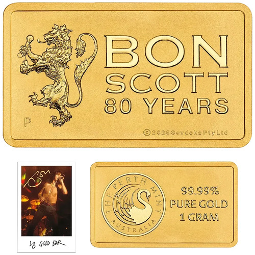 Gramm goldbarren bon - 1,