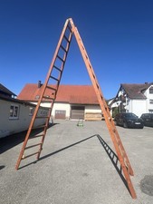 Leiter Bockleiter aus Holz 4m