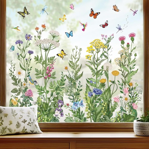 Fensterbilder wildblumen - fensterbilder,