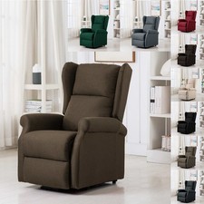 Stoff Fernsehsessel Relaxsessel Manuelle Liege Sessel Elektrische Aufstehhilfe