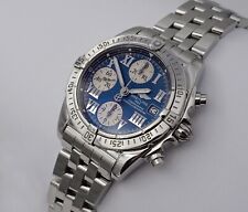 BREITLING CHRONOGRAPH COCKPIT CHRONOMETER PILOTBAND REF:. A13358 PAPIERE/BOX