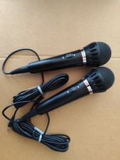2 x Sony F-V120 Mikrofon Dynamic Microphone Vintage 3,5mm Klinke