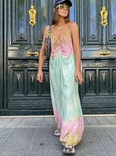 Zara Satin Midikleid