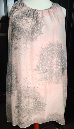Damen chiffon kleid gina - chiffon,