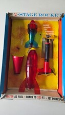Blechspielzeug Rakete Luftpumpe Set Kunststoff OVP selten ähnlich DDR Presu MSB