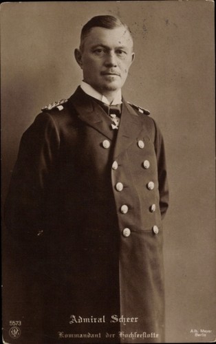 Admiral reinhard scheer - ak,