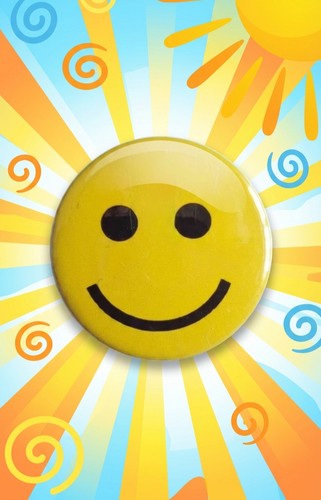 Smiley kleiner button - smiley,