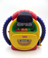 Fisher-Price Kassetten Recorder tragbar Mikrofon + Aufnahme - Mattel getestet