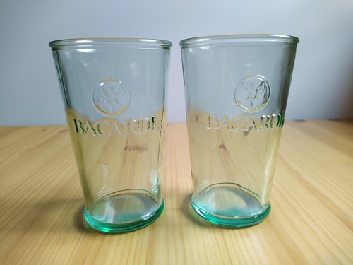 Vintage bacardi gläser - 2x,