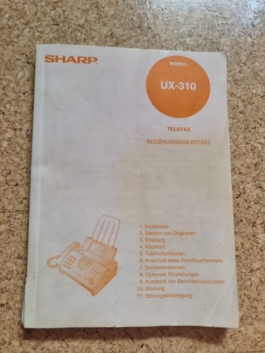Faxgerät sharp 310 - ux-310,