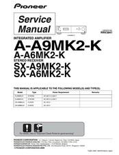 Service Manual-Anleitung für Pioneer A-A9 MK2 K,A-A6 MK2 K 
