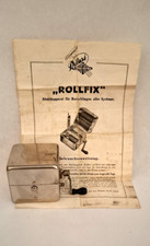 Antiker Rotbart ROLLFIX Rasierklingenschärfer Abziehapparat +Bedienungsanleitung