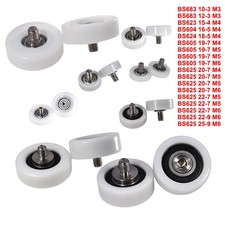 POM Laufrollen Gleitrolle mit Gewinde Führungsrolle Lagerrollen M3 M4 M5 M6