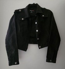 Kurze jacke wildleder - jacke, wildleder-imitat