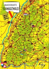 pk2606 - AK --  Schwarzwald - Wanderkarte