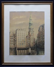 Malerei Gemälde Kirche