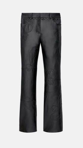 Zara echt leder hose bootcut - zara,