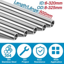 Edelstahl Rohr geschliffen