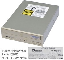 PLEXTOR PLEXWRITER PX-W1210TS SCSI CD-ROM CD-RW / CD-BRENNER 50-PIN INTERN PX31