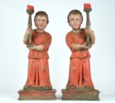 Paar Leuchterengel barock