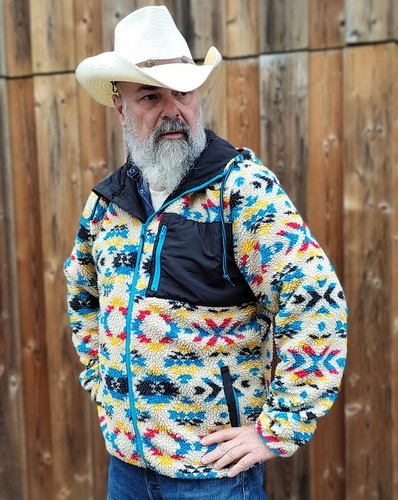 Fleecehoodie navajo - fleecehoodie, l