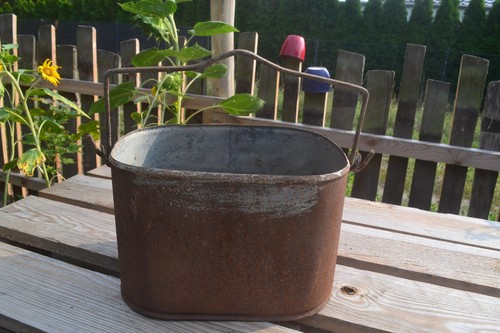 Alter eimer metall rost - metall,