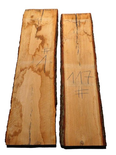 Eichen holz bohle sägerau - 1x,