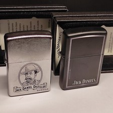 Zippo 2er Set: JACK DANIELS