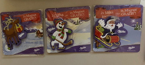 Milka kühlschrank magnete - 3, x