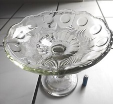 Schwere Servier Anbiet Schale Platte Fuß Ständer groß