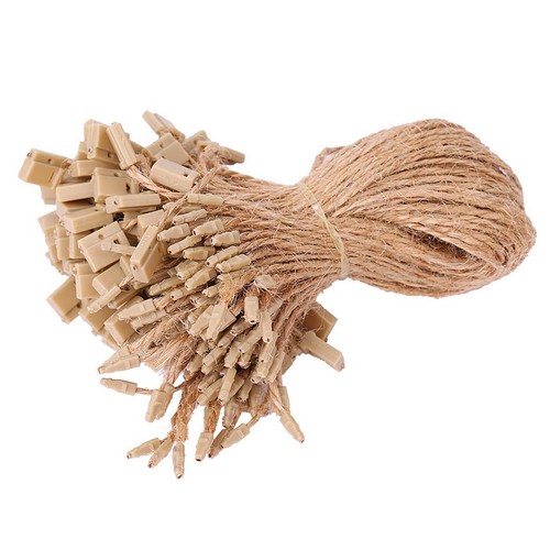 100 stück hang - stück, jute
