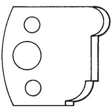 Scheppach Profilmesser Paar