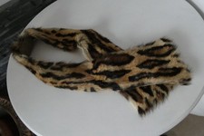 Ozelot Schal Kragen Vintage