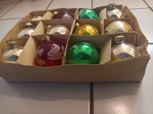 Ddr christbaumkugeln glas - ddr,