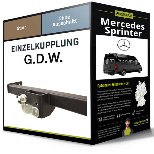 Starre anhängerkupplung für - starre,