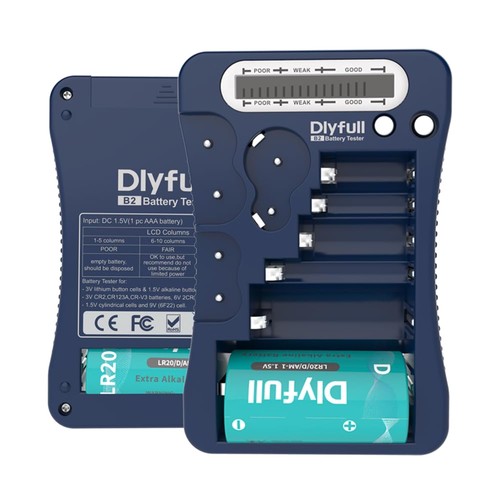 Batterietester lcd universal - batterietester,