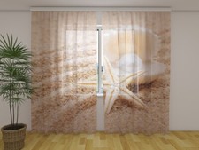 Fotogardine aus Chiffon Perle