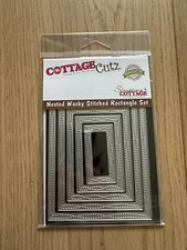 Rechteckstanze mit Wacky Stitched Rand Sizzix Big Shot