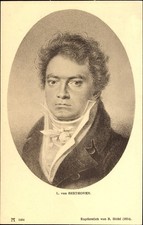 Künstler Ak Hofel, B., Komponist Ludwig van Beethoven - 4122699