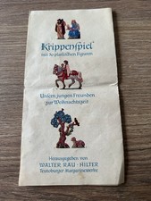 Teutoburger Margarinenwerke Walter Rau- Prospekt Krippenspiel