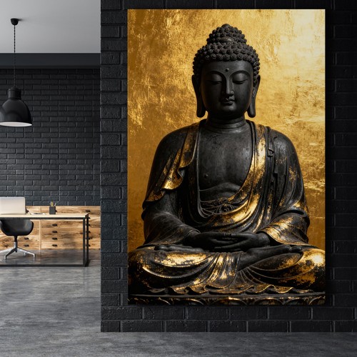 Wandbild abstrakt buddha - wandbild,,