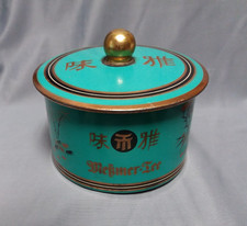 alte Blechdose Teedose mit